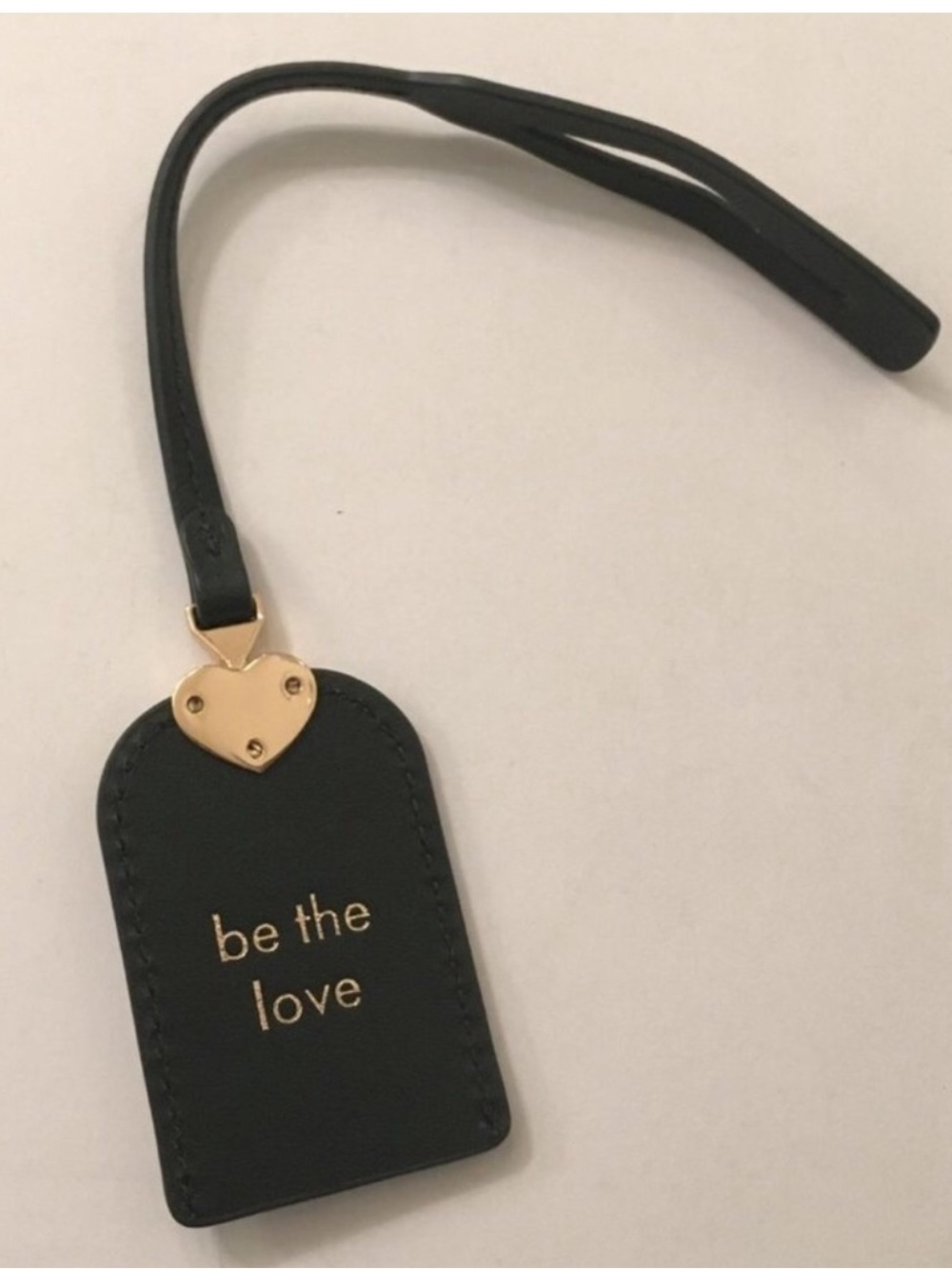 Kate Spade New York Limited-Edition "Be the Love" Leather Bag Tag